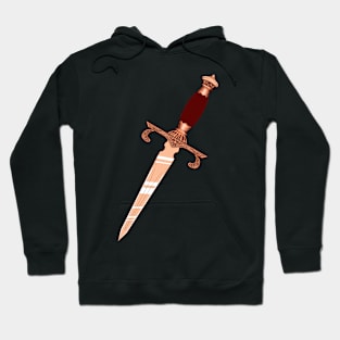 Pink Rosy Dagger Hoodie